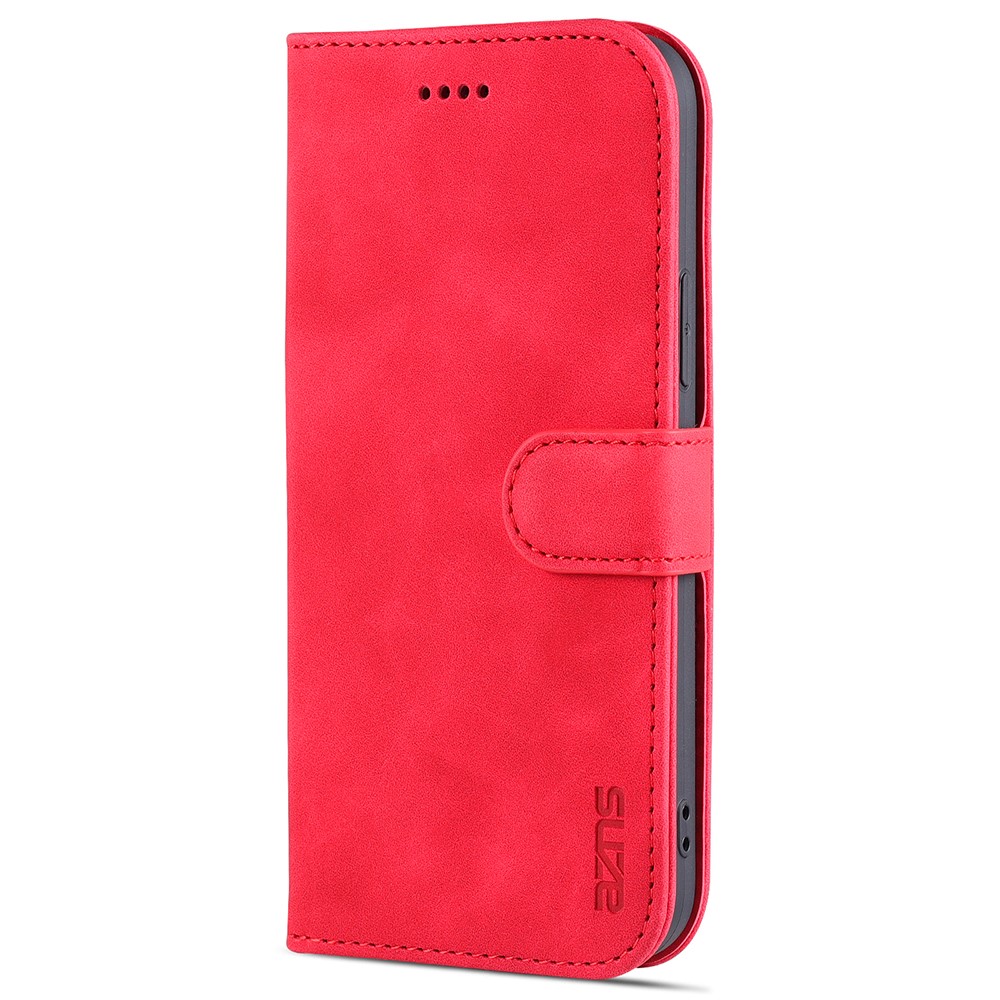 AZNS AZNS iPhone 13 Fodral Läder Röd