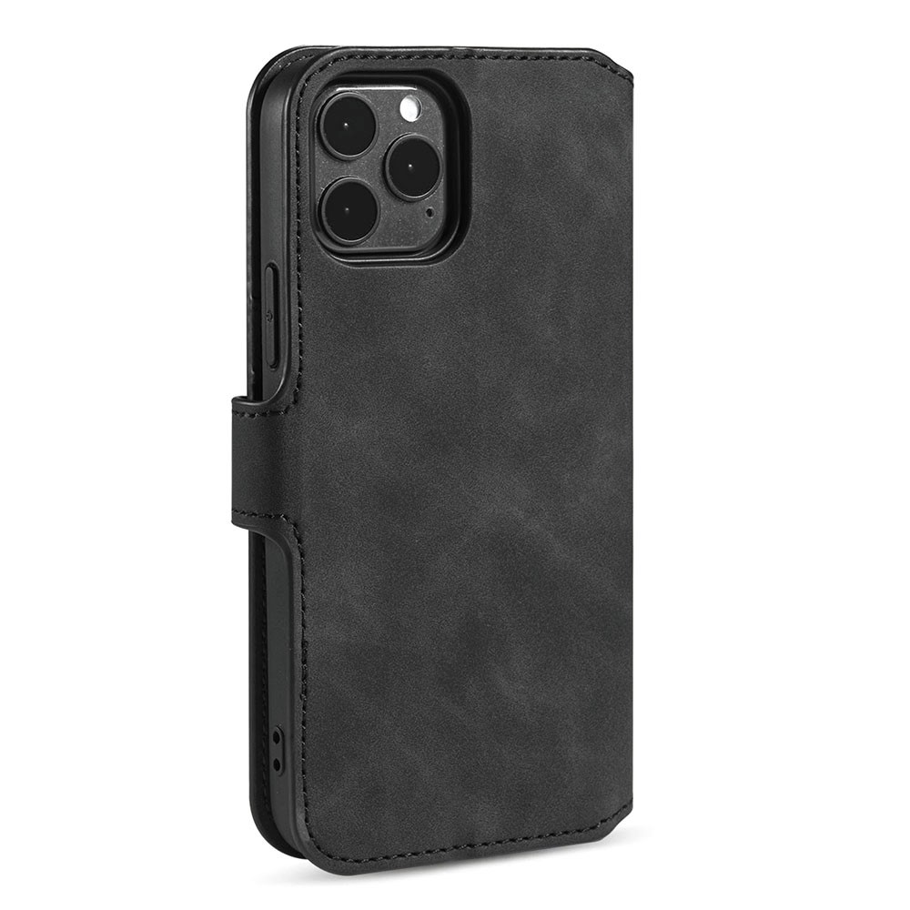 DG.MING DG.MING iPhone 13 Fodral Retro Läder Svart