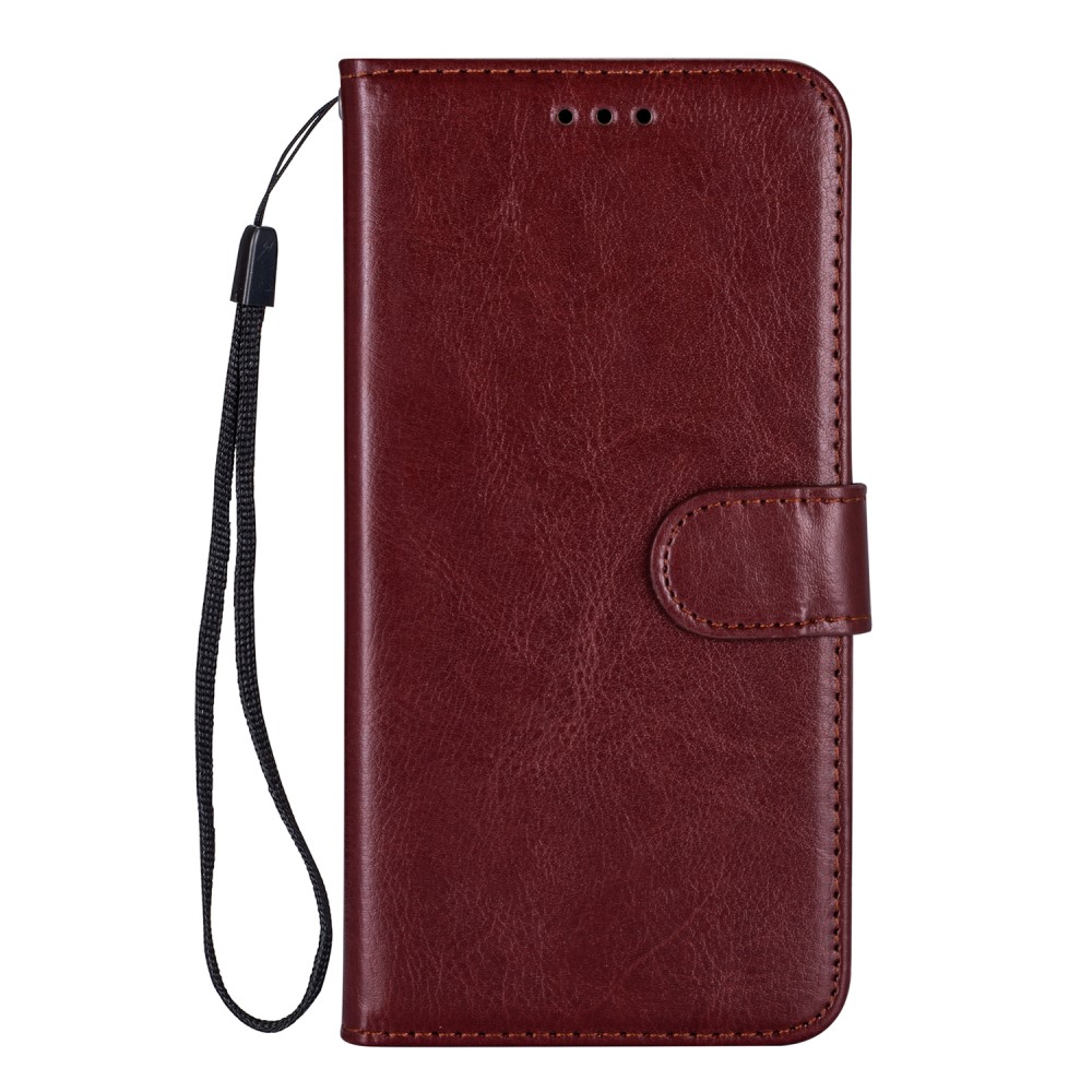 iPhone 13 Mini Fodral Crazy Horse Läder Brun
