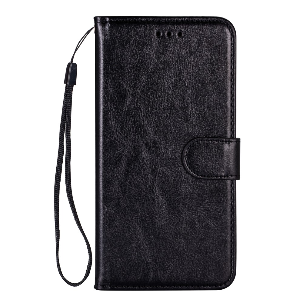  iPhone 13 Fodral Crazy Horse Läder Svart