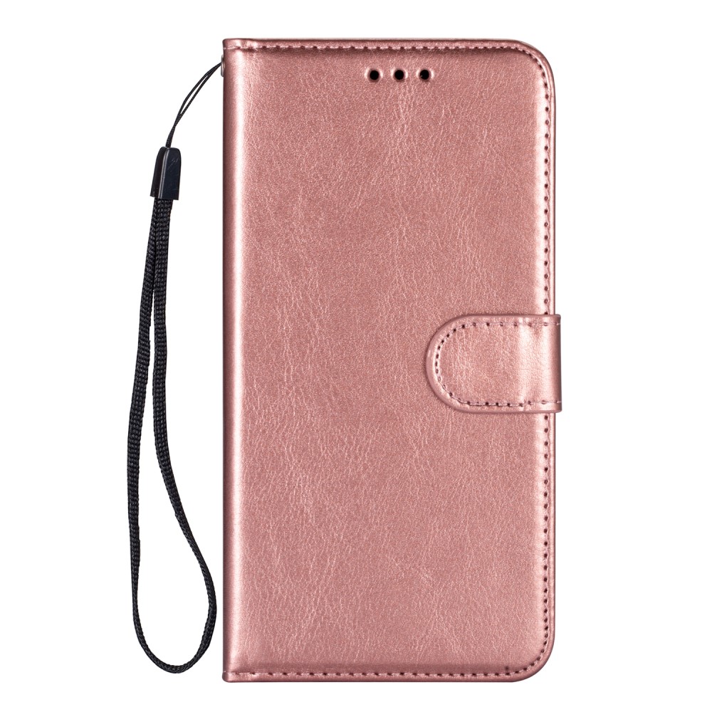  iPhone 13 Pro Max Fodral Crazy Horse Läder Roséguld