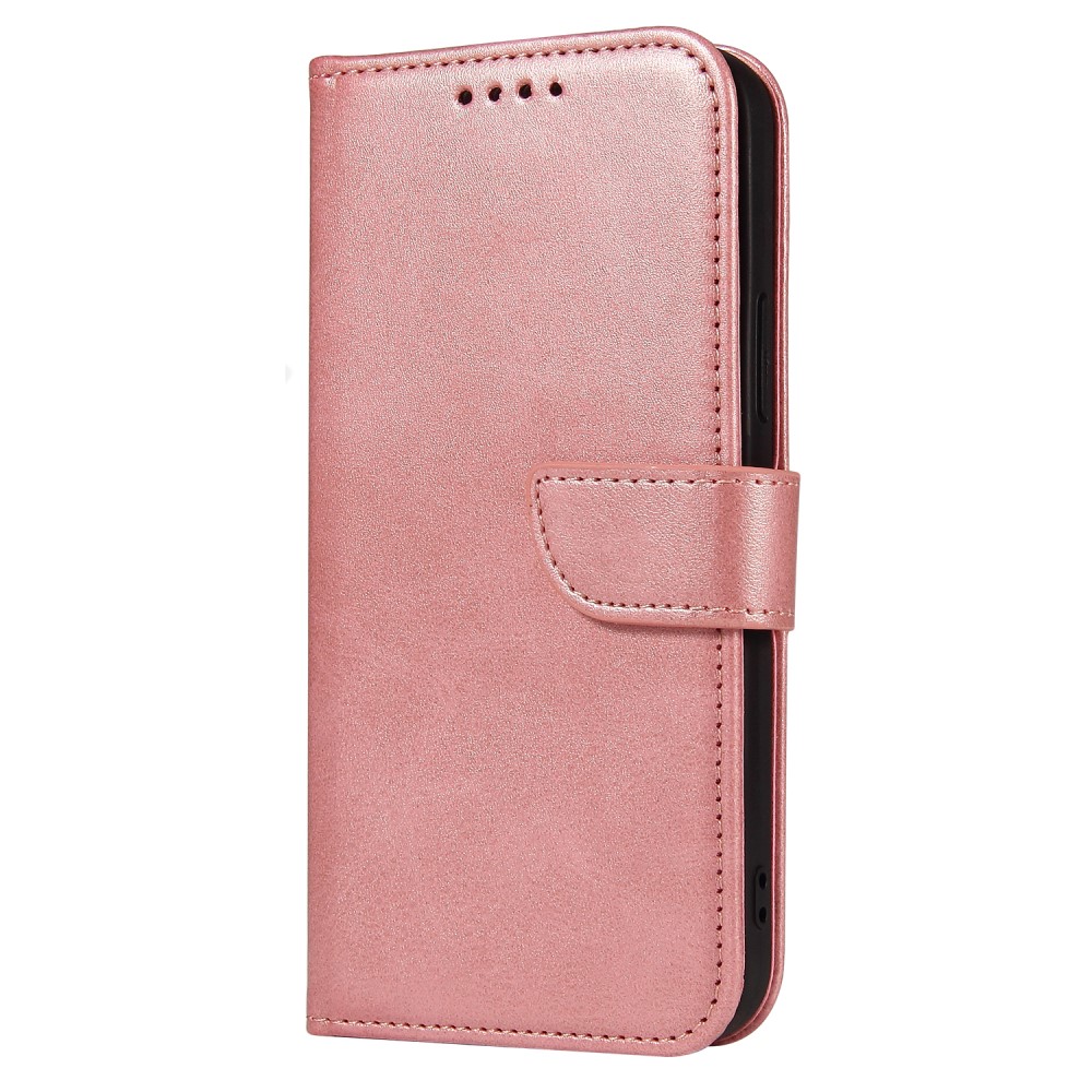  iPhone 13 Pro Max Plånboksfodral Läder Roséguld