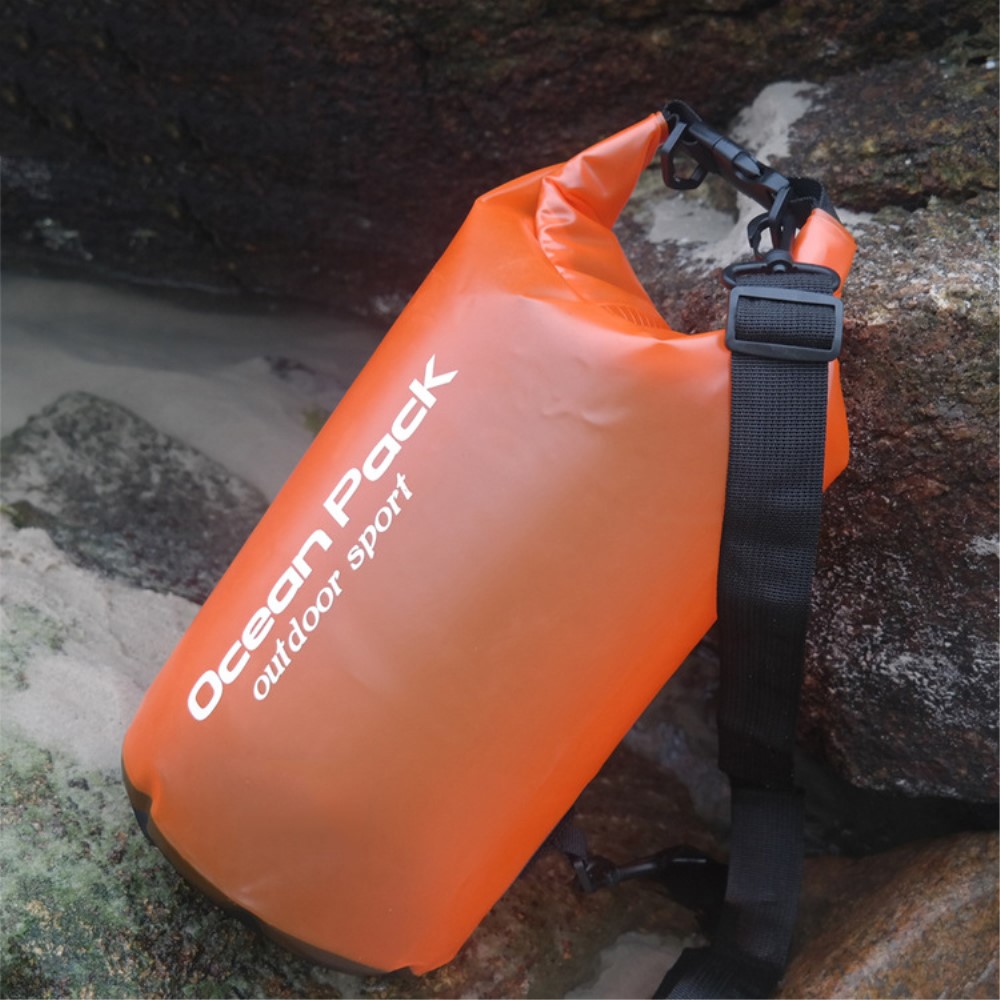  20L Genomskinlig Dry Bag Vattentät Sjösäck / Packpåse Orange