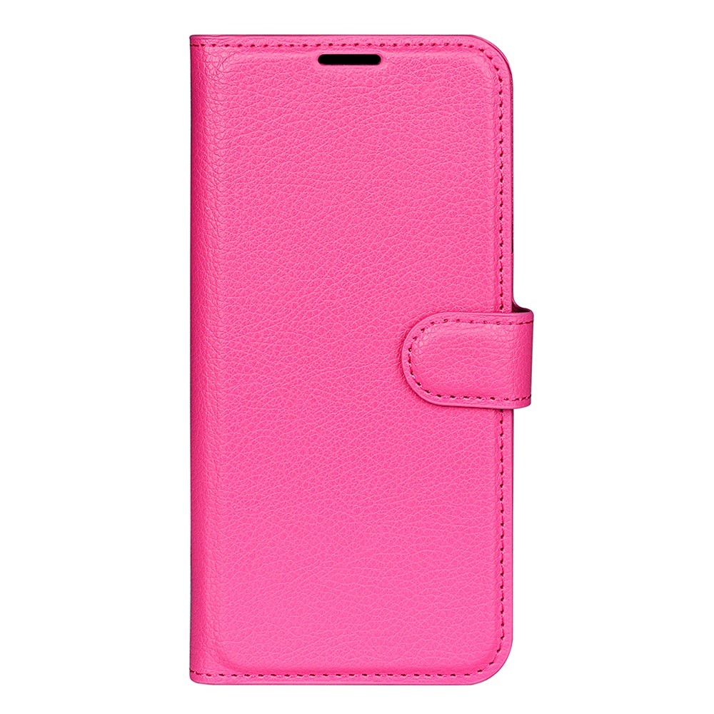  Sony Xperia 10 IV Fodral Litchi Läder Rosa