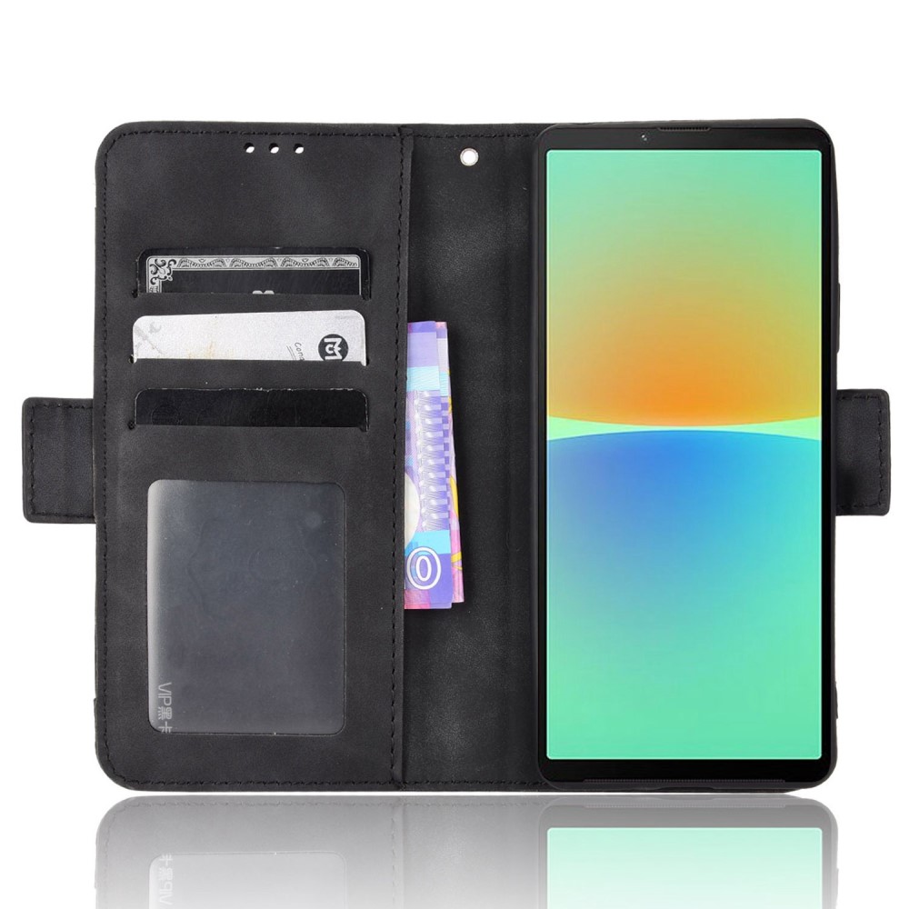  Sony Xperia 10 IV Fodral Avtagbart Kortfodral Svart