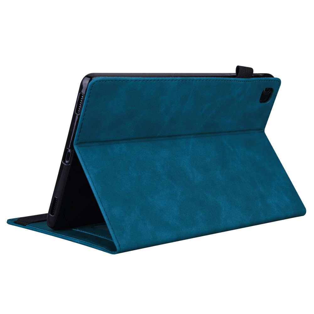 Lenovo Tab M10 Plus Gen 3 Fodral Frontficka Och Pennhållare Mörk Blå