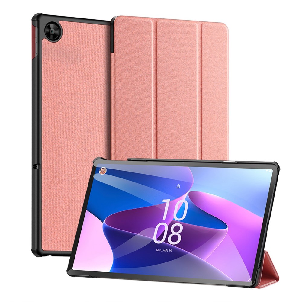DUX DUCIS DUX DUCIS Lenovo Tab M10 Plus Gen 3 Fodral DOMO Tri-Fold Ljus Rosa