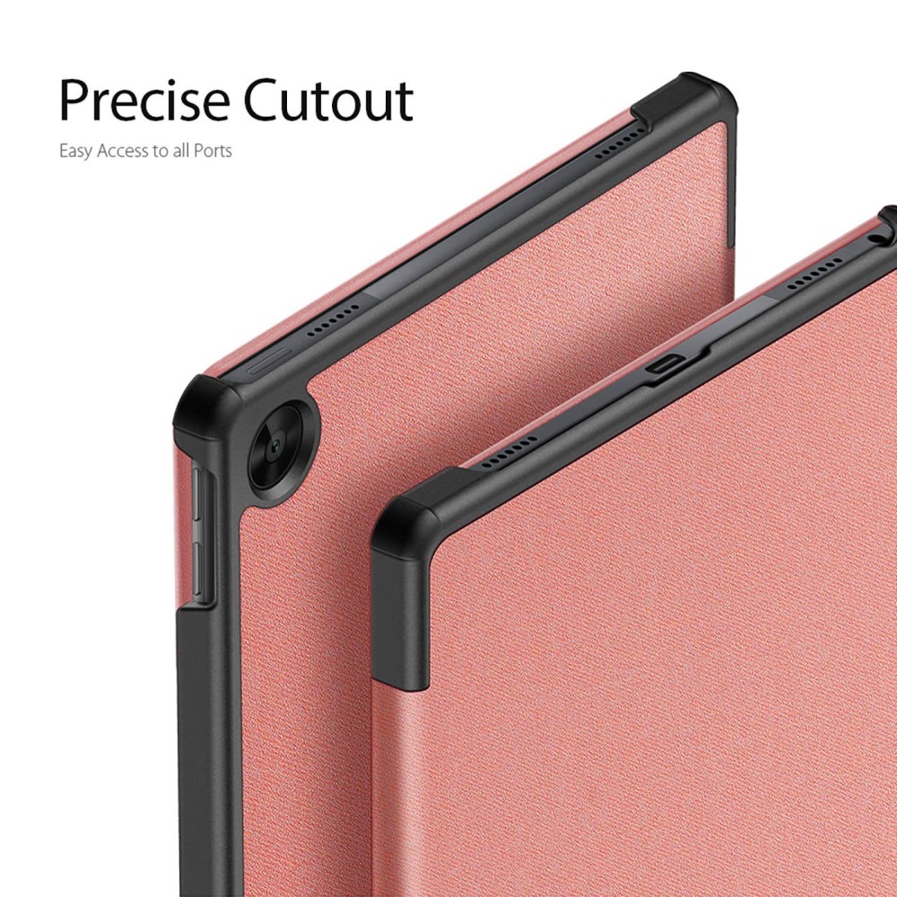 DUX DUCIS DUX DUCIS Lenovo Tab M10 Plus Gen 3 Fodral DOMO Tri-Fold Ljus Rosa