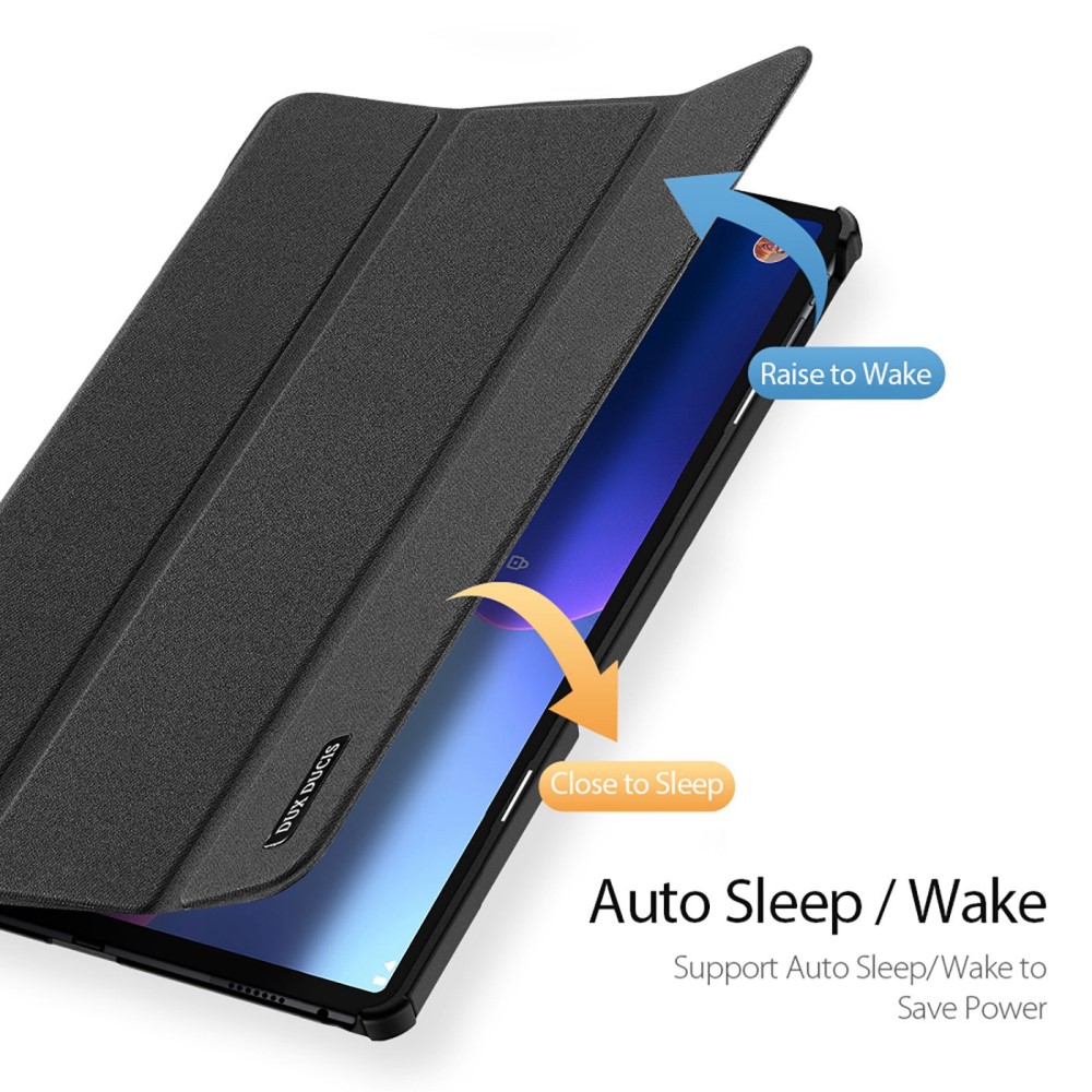 DUX DUCIS DUX DUCIS Lenovo Tab M10 Plus Gen 3 Fodral DOMO Tri-Fold Svart