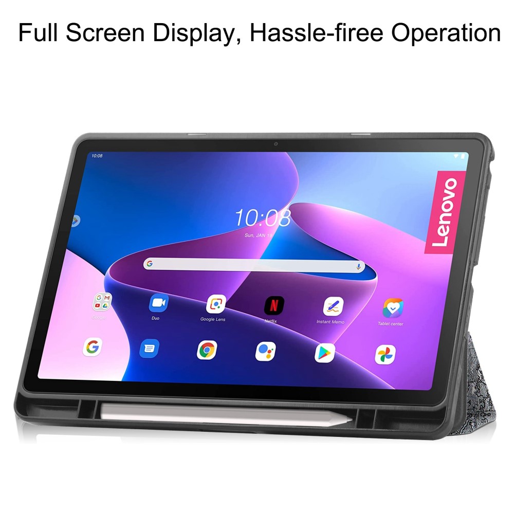  Lenovo Tab M10 Plus Gen 3 Fodral Tri-Fold Eiffeltornet