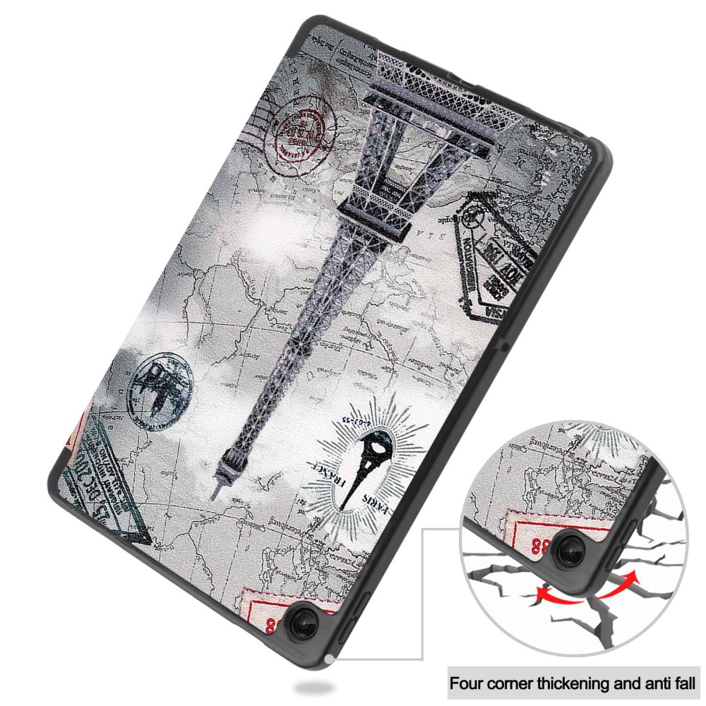  Lenovo Tab M10 Plus Gen 3 Fodral Tri-Fold Eiffeltornet