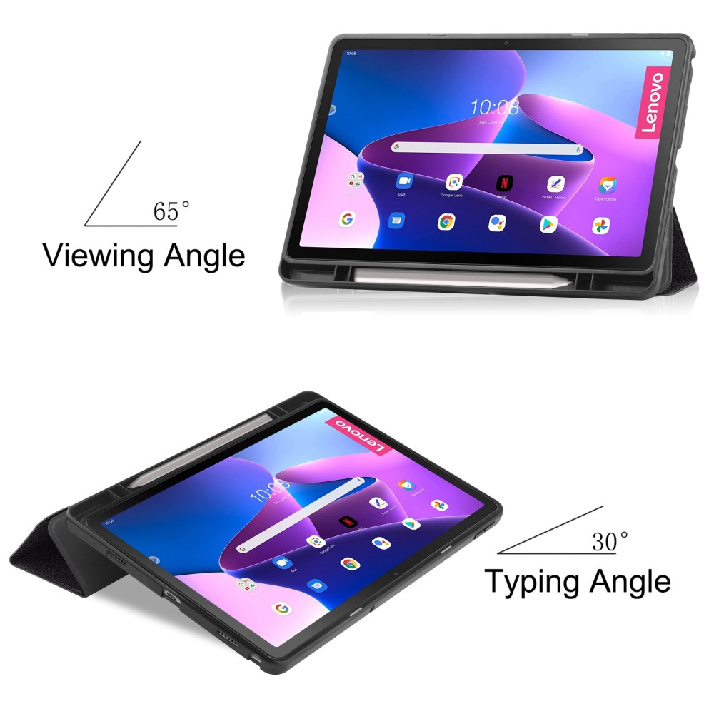  Lenovo Tab M10 Plus Gen 3 Fodral Tri-Fold Dont Touch