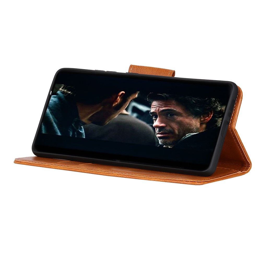  Xiaomi Redmi 9C Fodral Crazy Horse Läder Brun