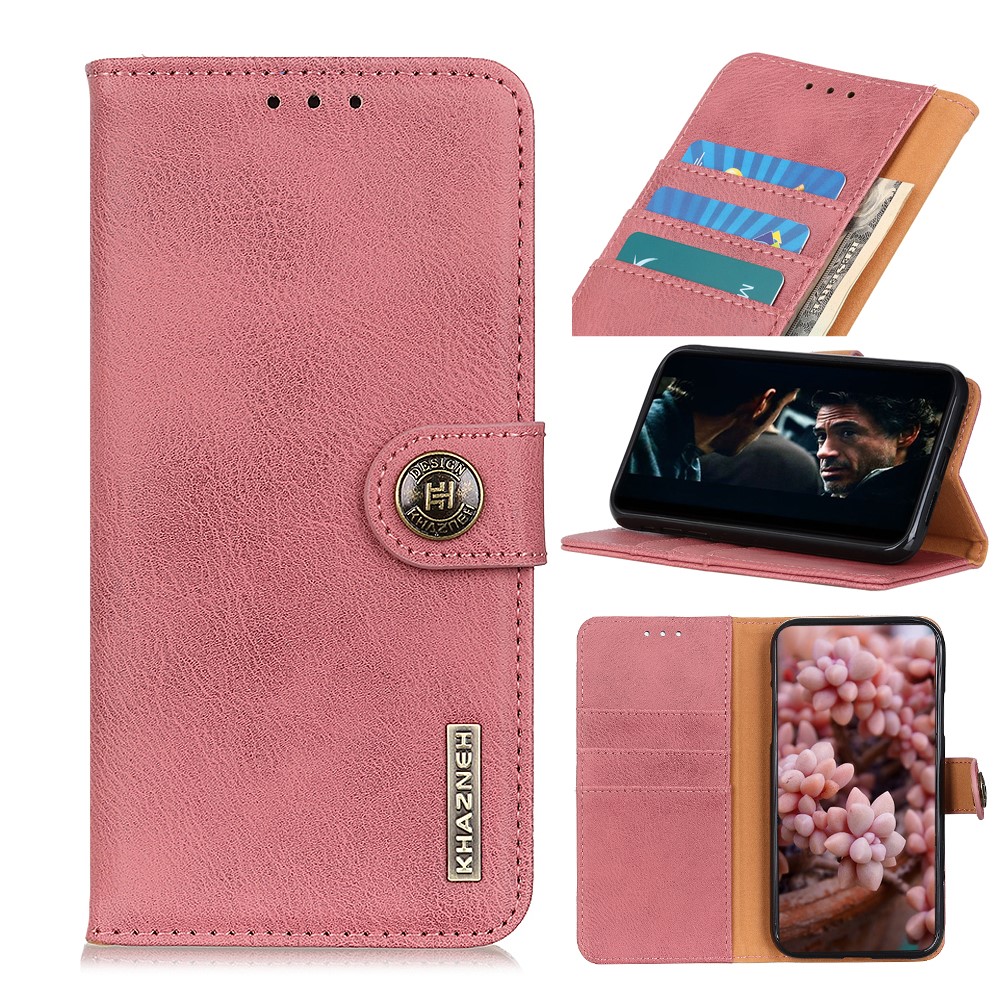 KHAZNEH KHAZNEH Xiaomi Redmi 9C Fodral Läder Rosa