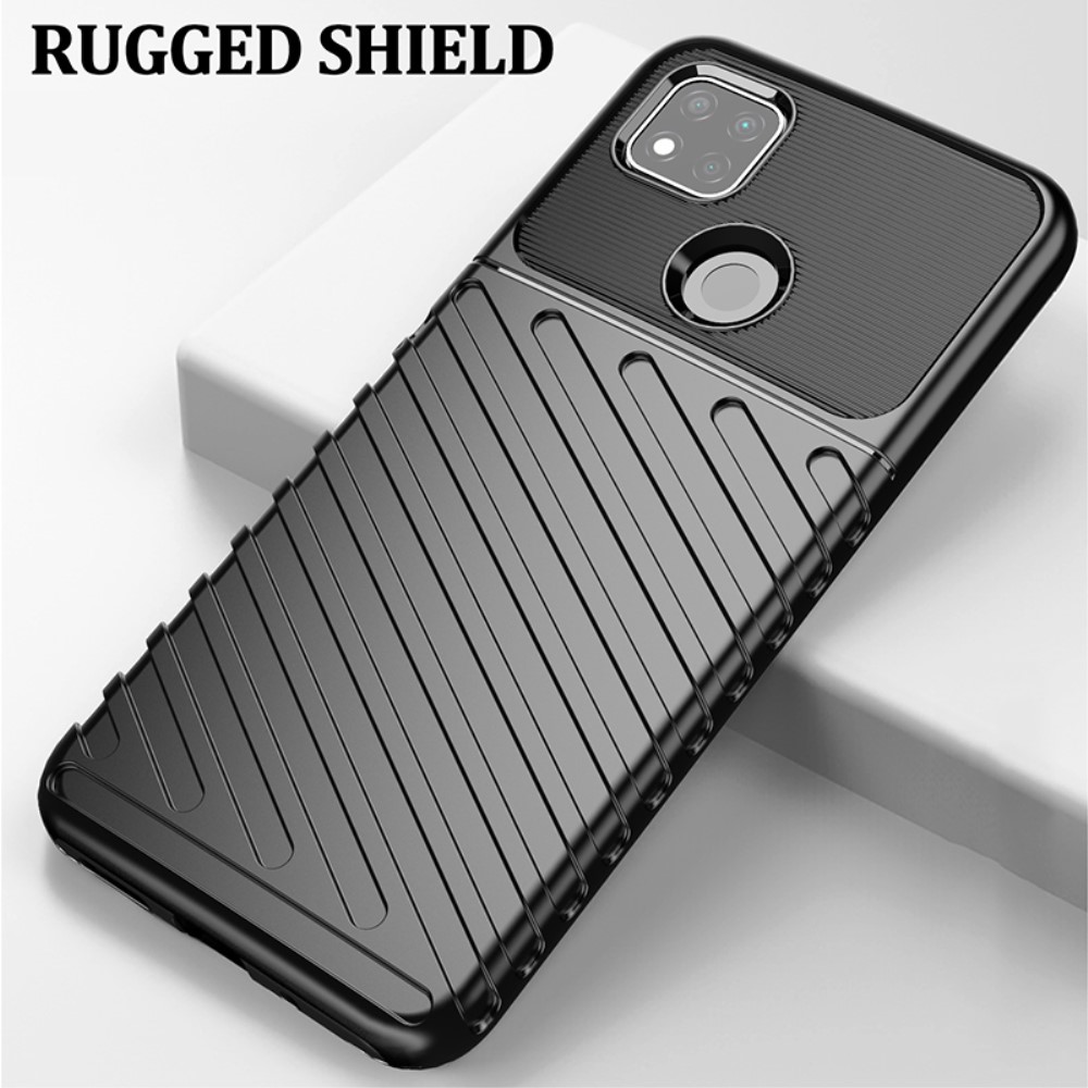  Xiaomi Redmi 9C Skal Twill Textur Svart