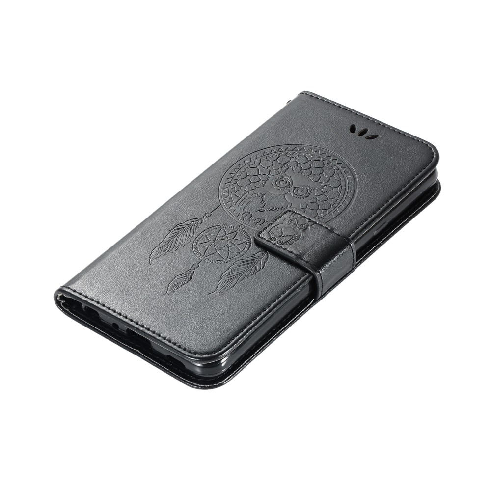  Xiaomi Redmi 9C Fodral Owl Dream Catcher Svart
