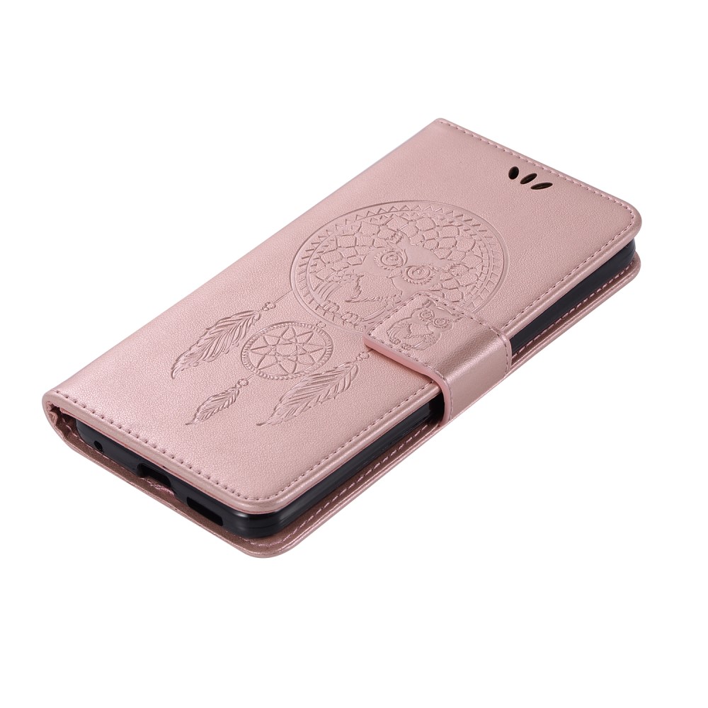  Xiaomi Redmi 9C Fodral Owl Dream Catcher Roséguld