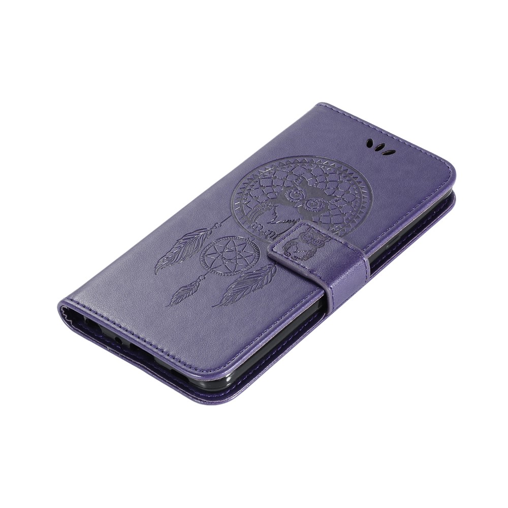  Xiaomi Redmi 9C Fodral Owl Dream Catcher Lila