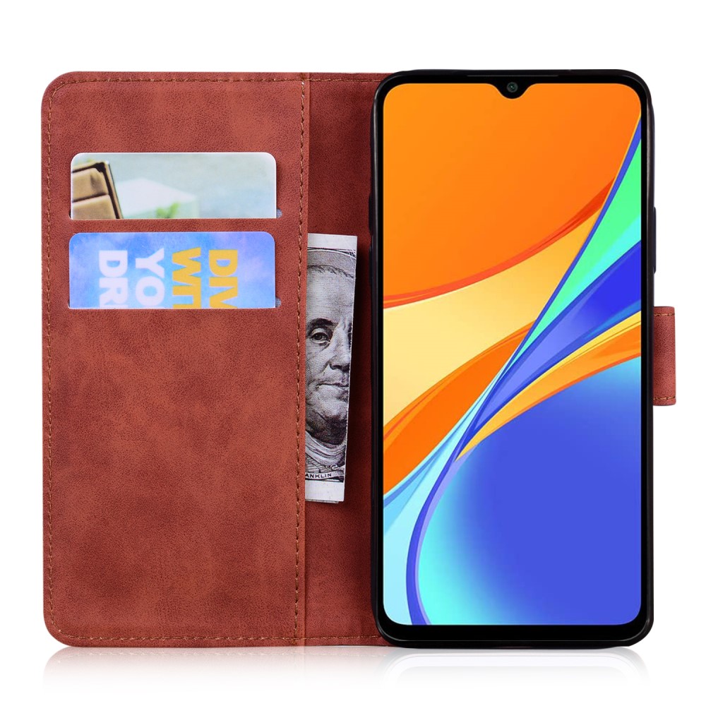  Xiaomi Redmi 9C Fodral Läder Brun
