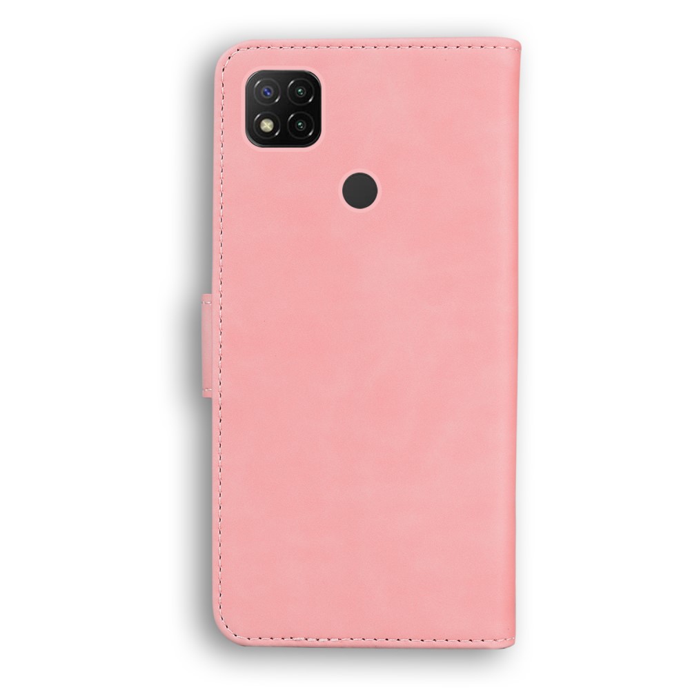  Xiaomi Redmi 9C Fodral Läder Ljus Rosa