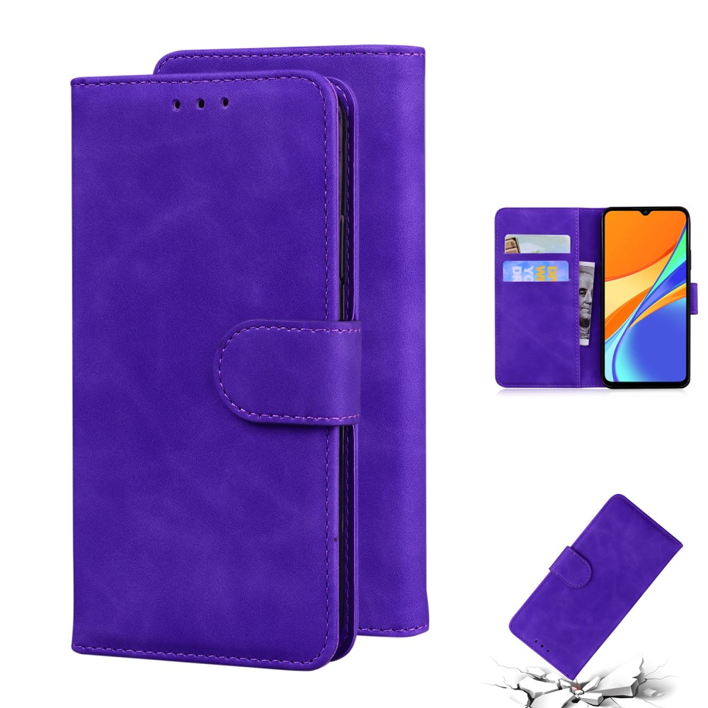  Xiaomi Redmi 9C Fodral Läder Lila