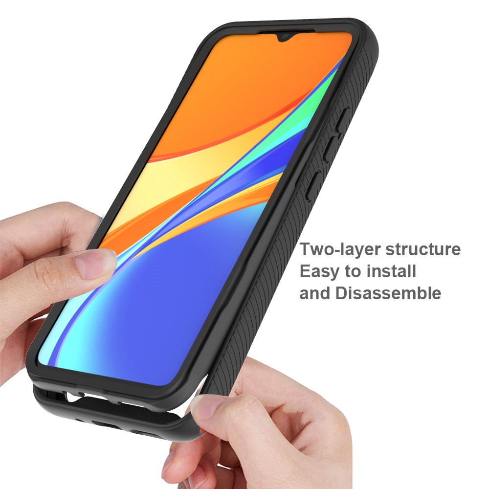  Xiaomi Redmi 9C Skal 360 Hybrid Svart