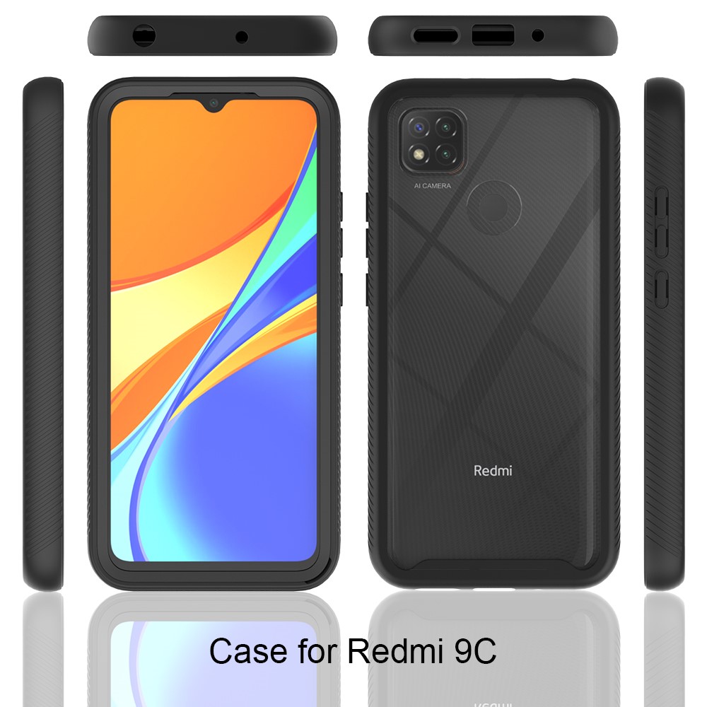  Xiaomi Redmi 9C Skal 360 Hybrid Svart