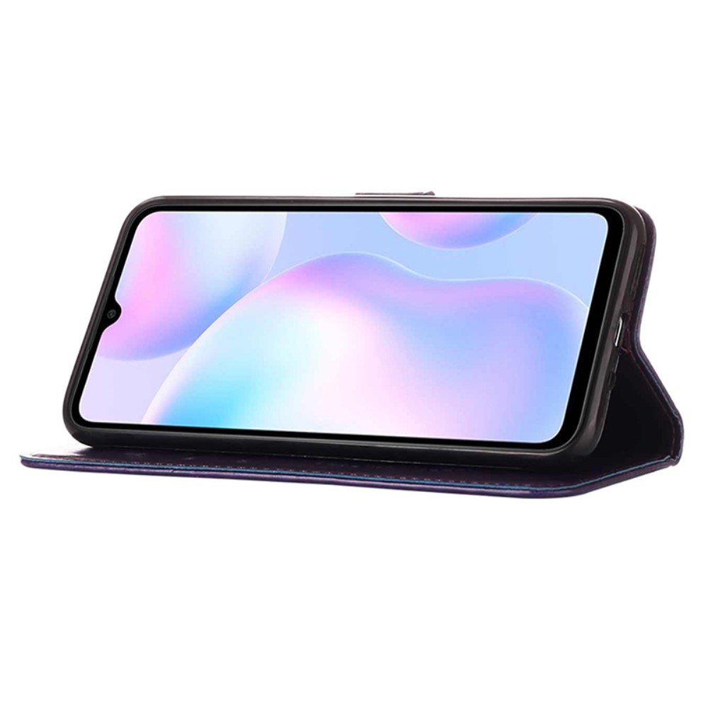 Xiaomi Redmi 9A / 9AT Fodral Butterfly Lila