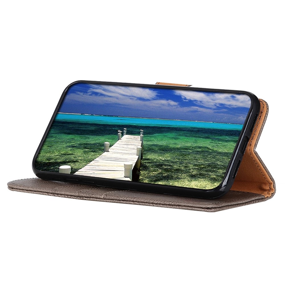 KHAZNEH KHAZNEH OnePlus Nord 2T 5G Fodral Läder Khaki