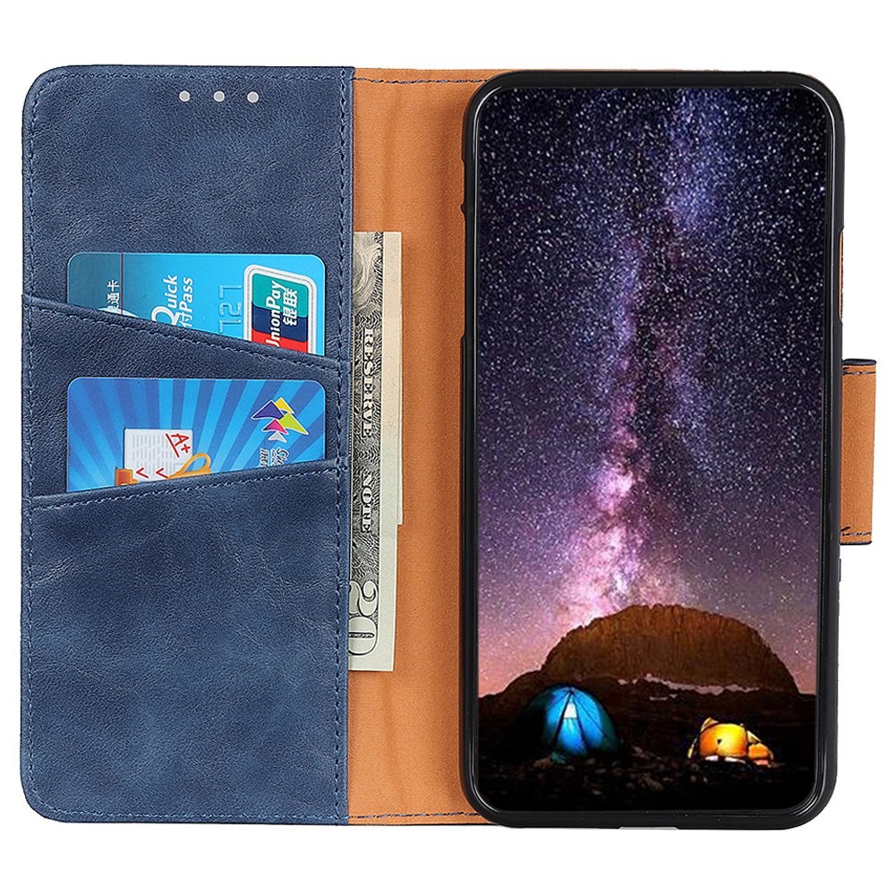  OnePlus Nord 2T 5G Fodral Split Läder Blå