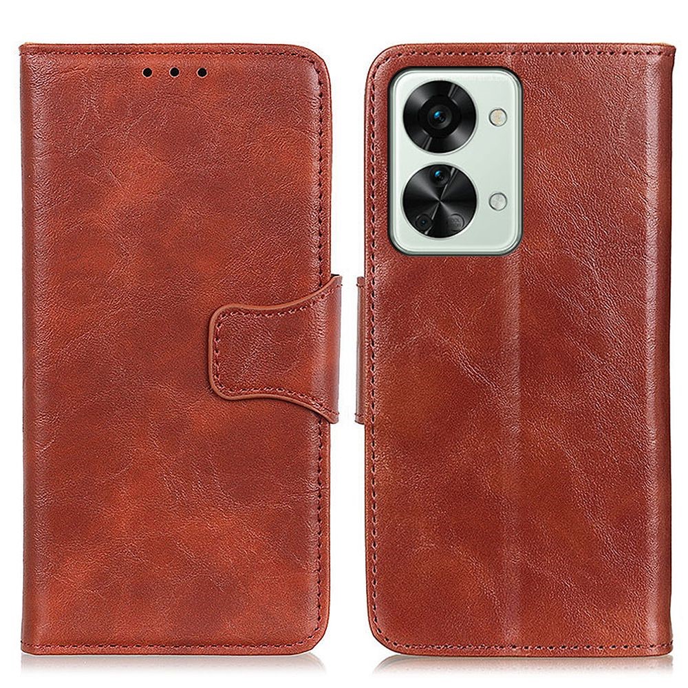  OnePlus Nord 2T 5G Fodral Split Läder Brun