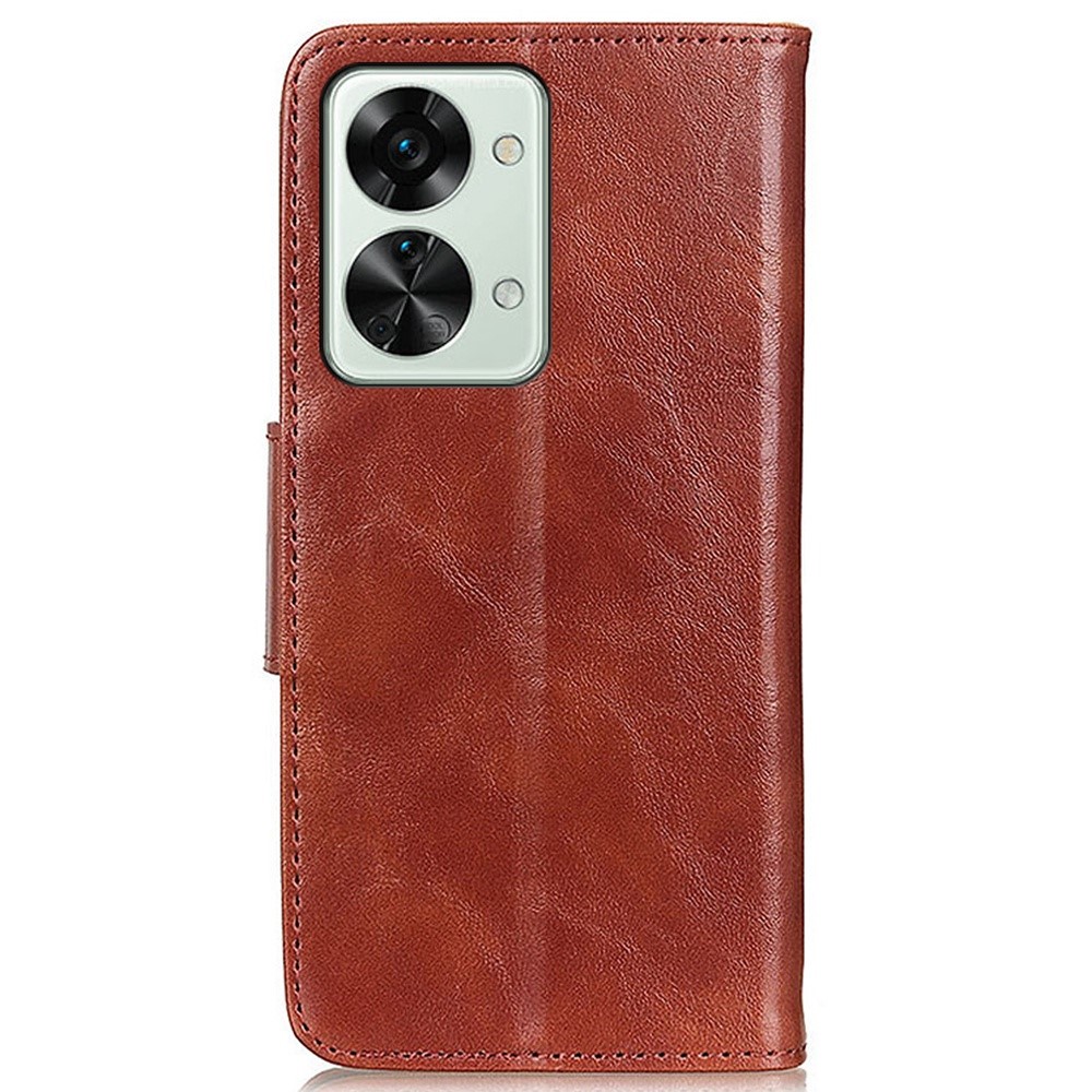  OnePlus Nord 2T 5G Fodral Split Läder Brun
