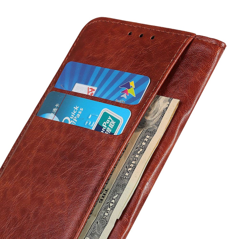  OnePlus Nord 2T 5G Fodral Flip Läder Brun