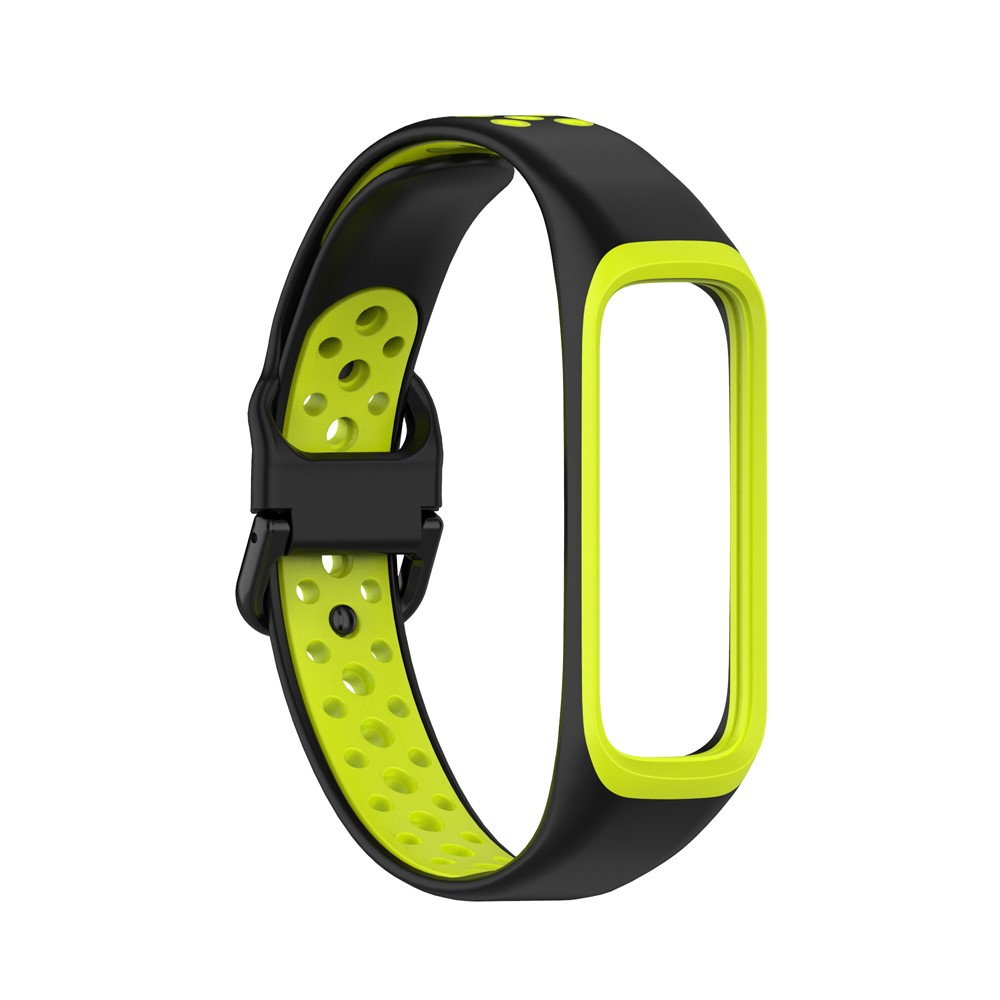  Samsung Galaxy Fit 2 SM-R220 Armband Ihåligt Silikon Svart/Grön
