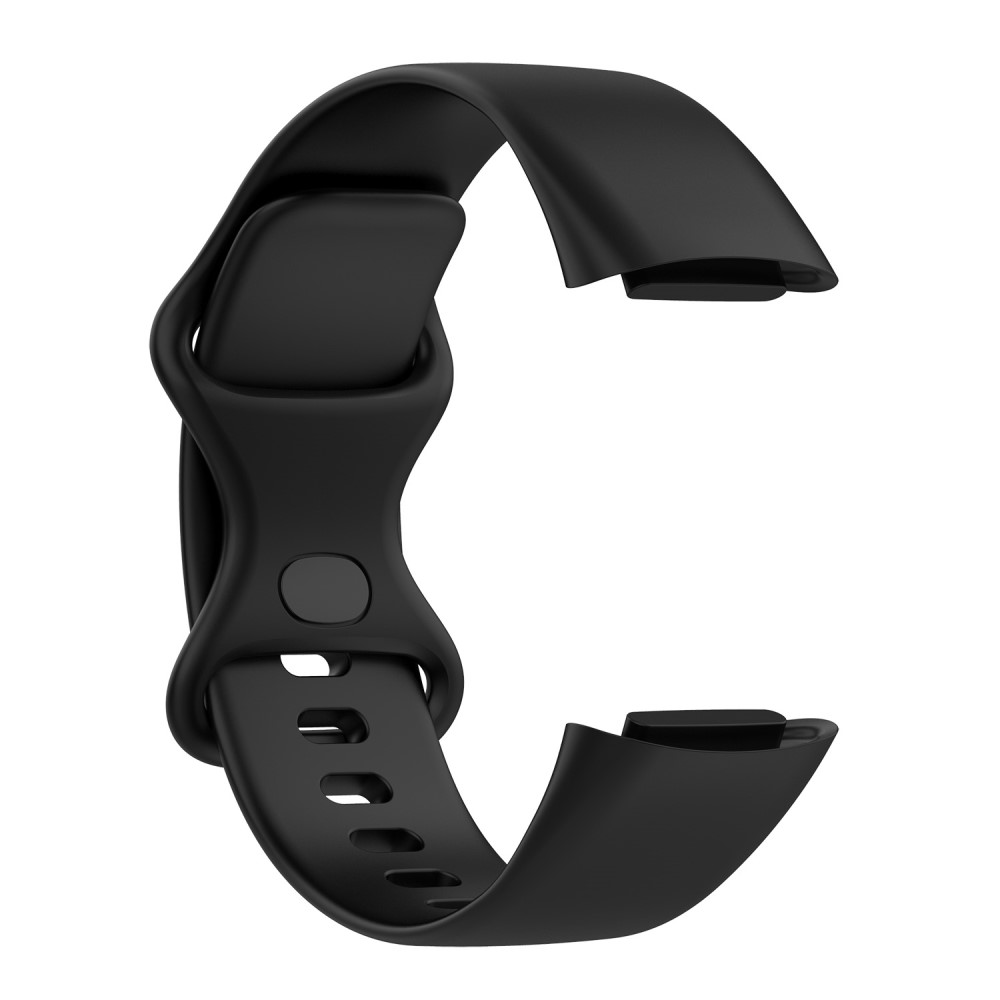  Fitbit Charge 6 / 5 Armband TPU (L) Svart