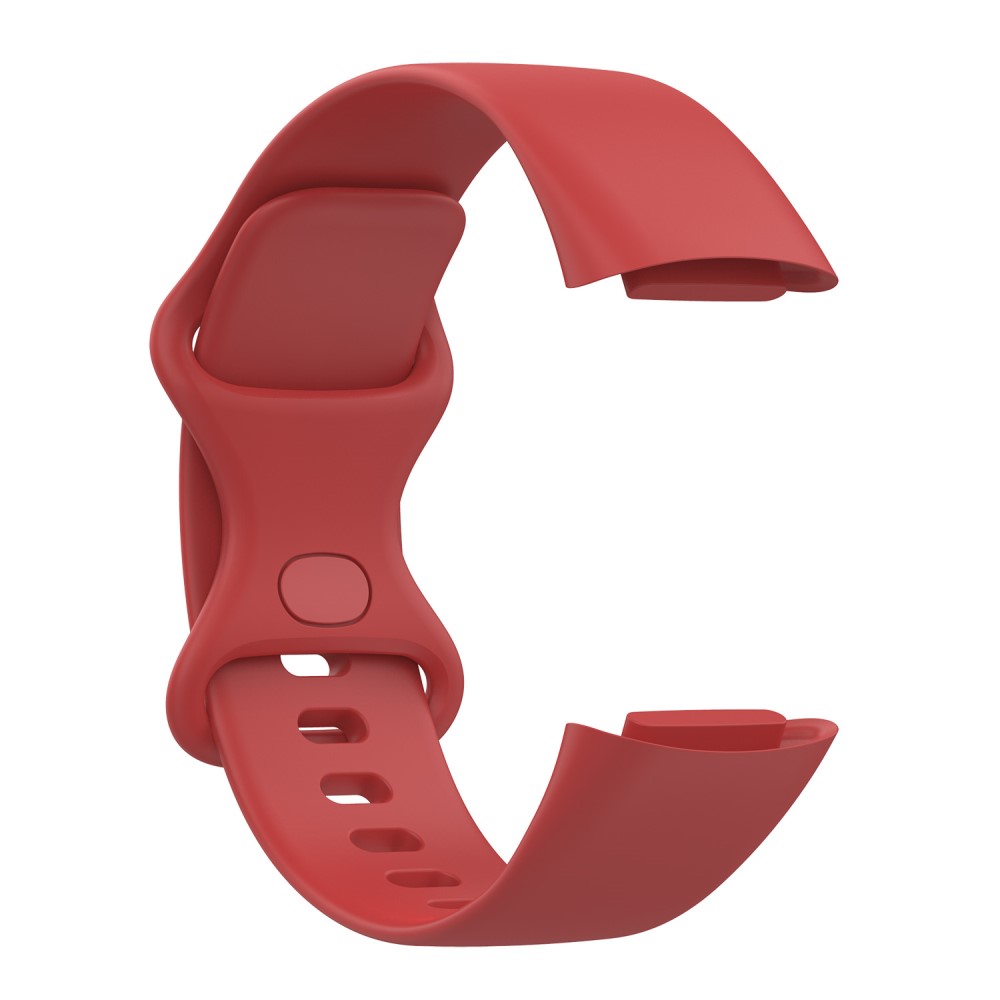  Fitbit Charge 6 / 5 Armband TPU (L) Röd