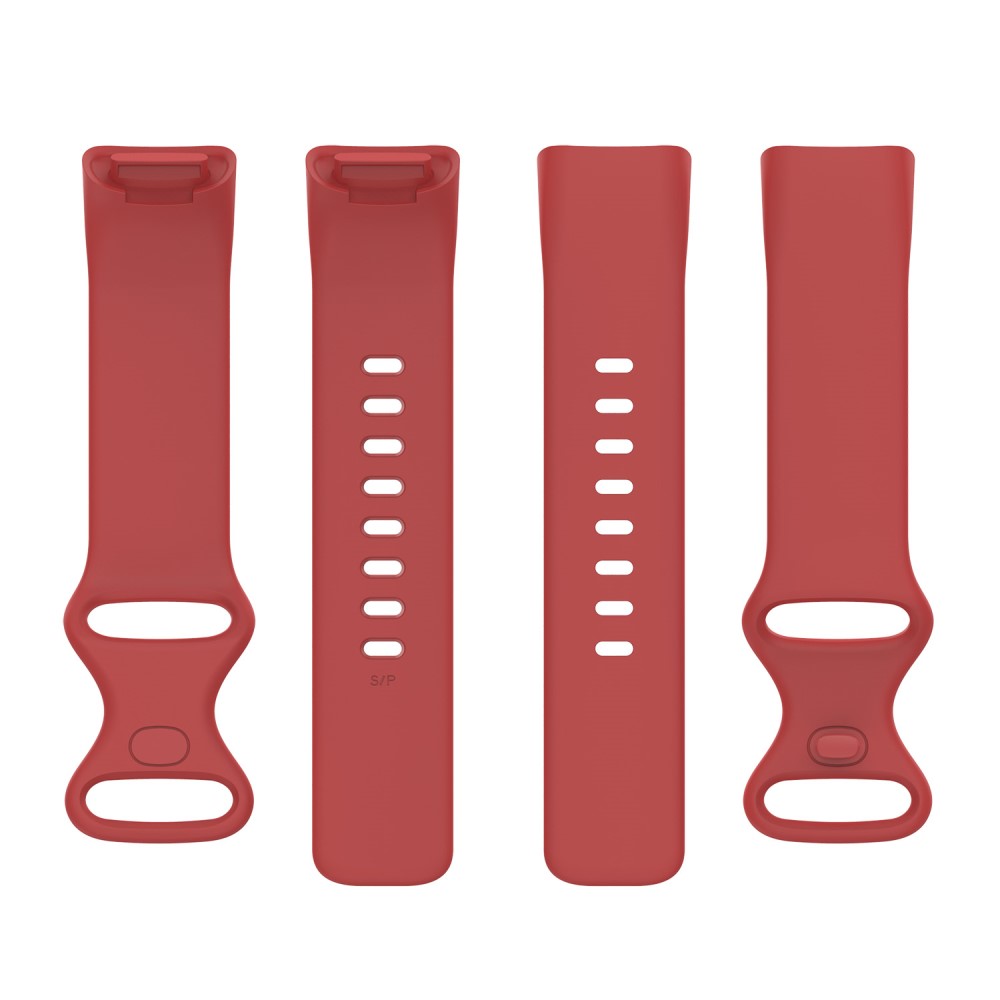  Fitbit Charge 6 / 5 Armband TPU (L) Röd