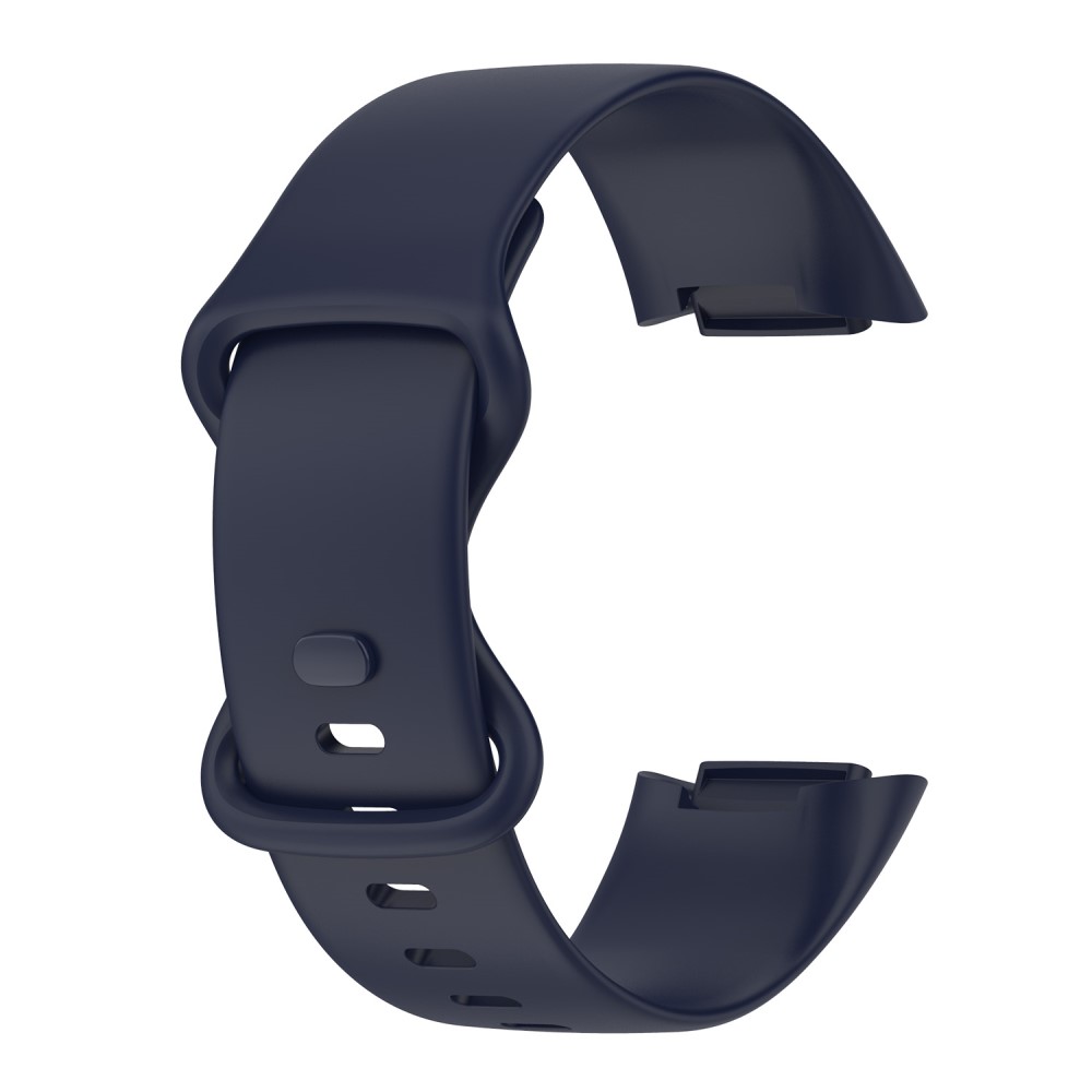  Fitbit Charge 6 / 5 Armband TPU (L) Mörk Blå
