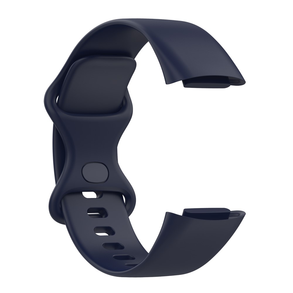  Fitbit Charge 6 / 5 Armband TPU (L) Mörk Blå