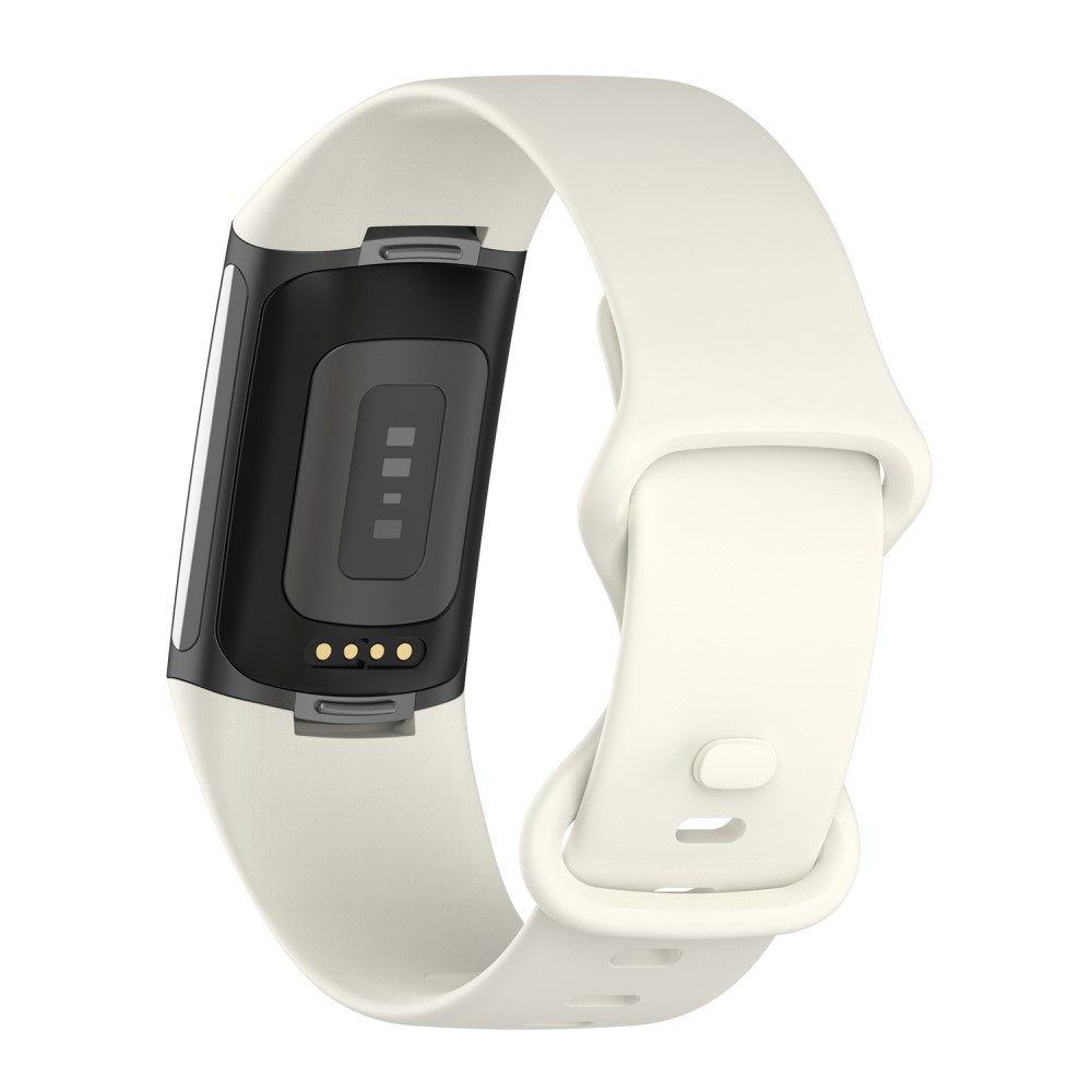  Fitbit Charge 6 / 5 Armband TPU (S) Beige