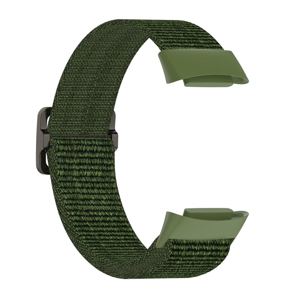  Fitbit Charge 6 / 5 Armband Justerbart Nylon Grön