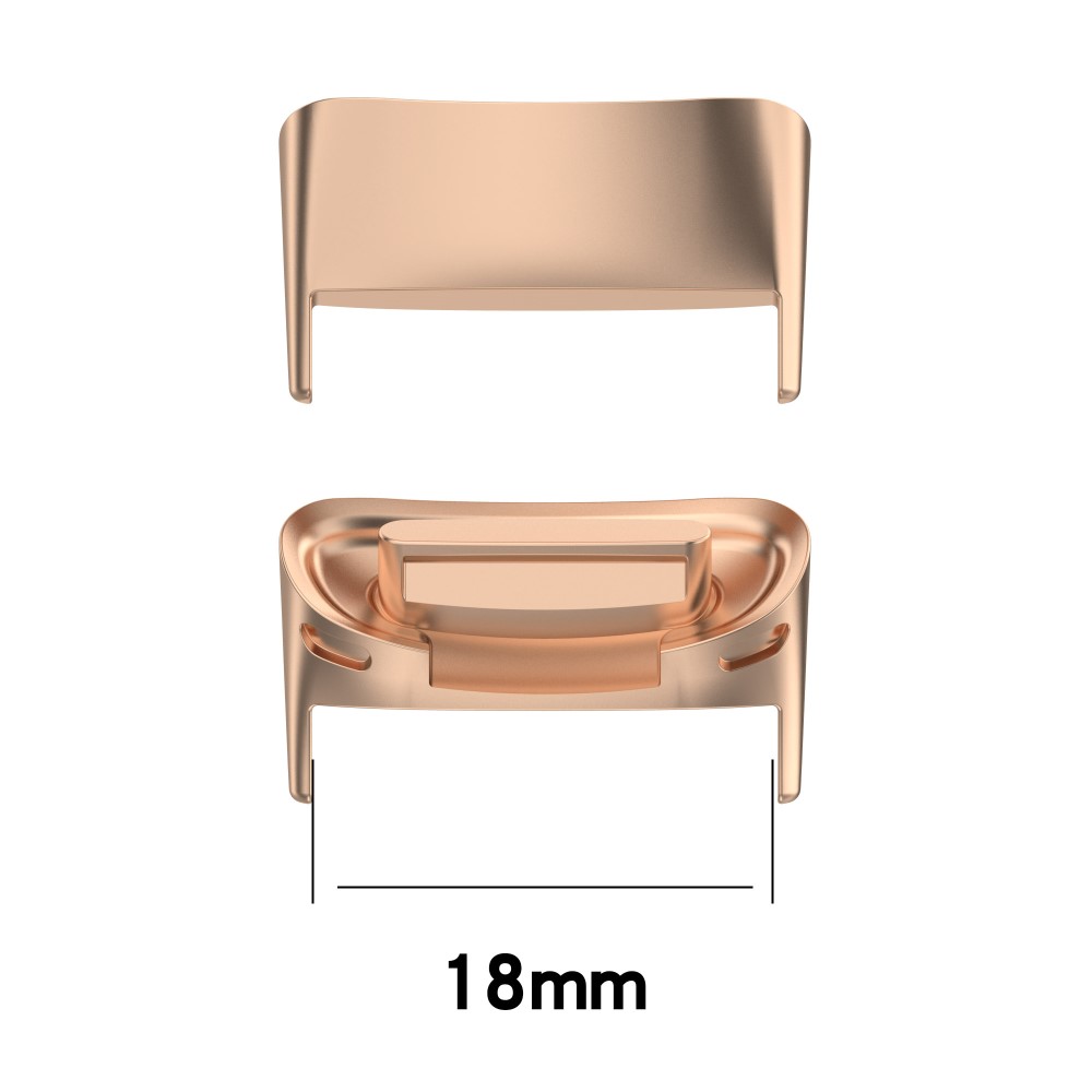  Fästen För Fitbit Charge 5 Metallarmband Roséguld
