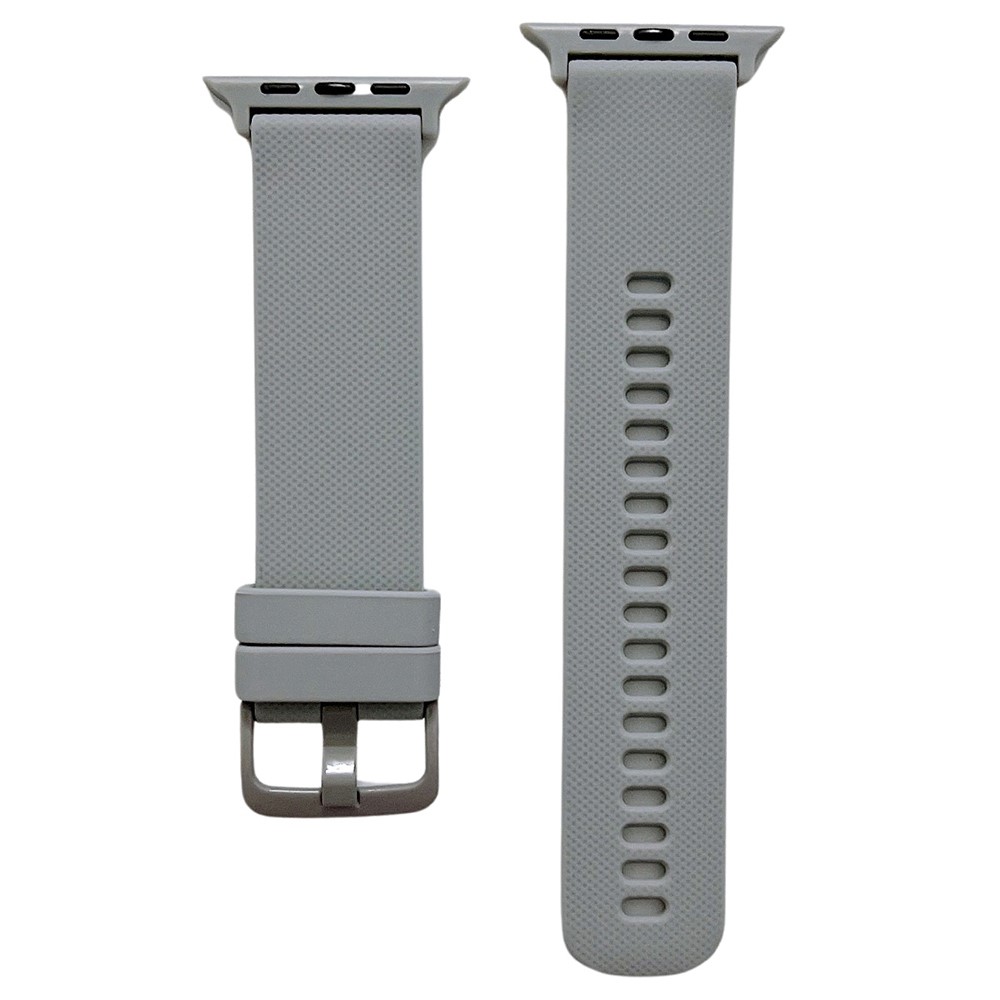  Apple Watch 42/44/45/46/49 mm Armband Silikon Grå