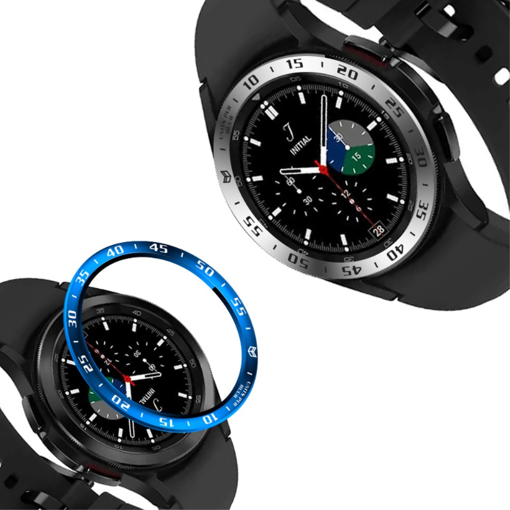  Bezel Skyddande Ring Galaxy Watch4 Classic 42 mm Svart/Vit