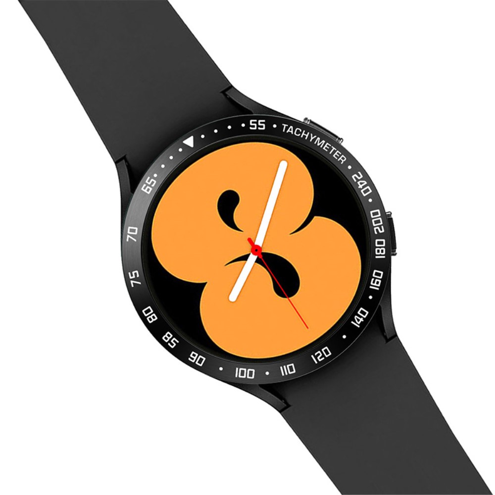  Bezel Skyddande Ring Galaxy Watch4 Classic 44 mm Svart/Vit