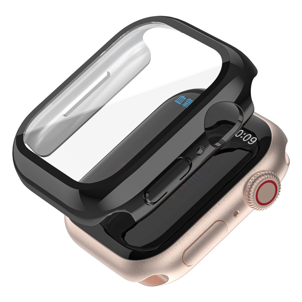  Skärmskydd Härdat Glas Skydd Apple Watch 40 mm Svart