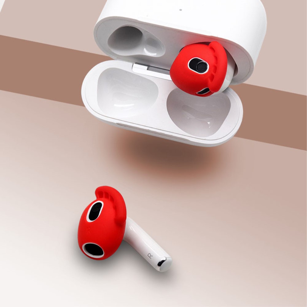  Silikonskydd För AirPods 3 Transparent