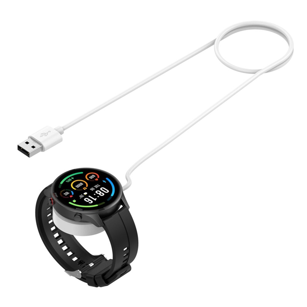  1m USB Laddningskabel Xiaomi Color 2 / S1 Active / Color Sport Vit