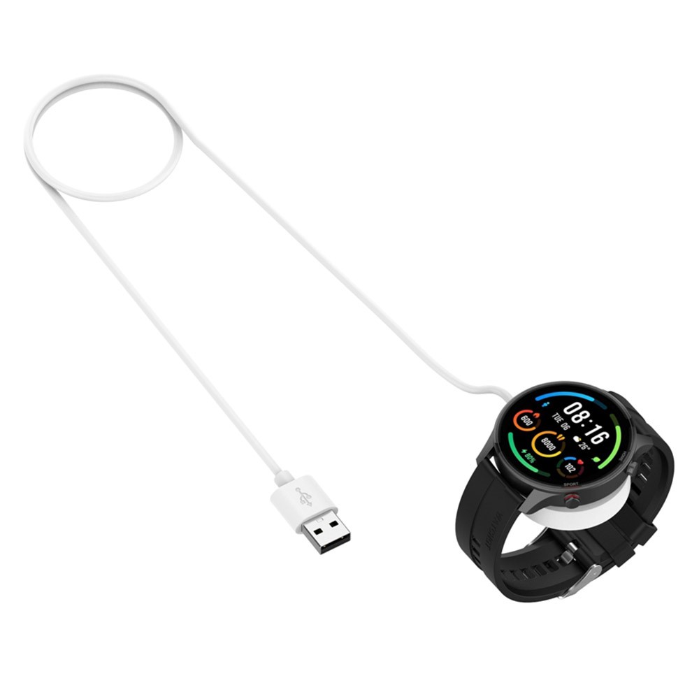  1m USB Laddningskabel Xiaomi Color 2 / S1 Active / Color Sport Vit