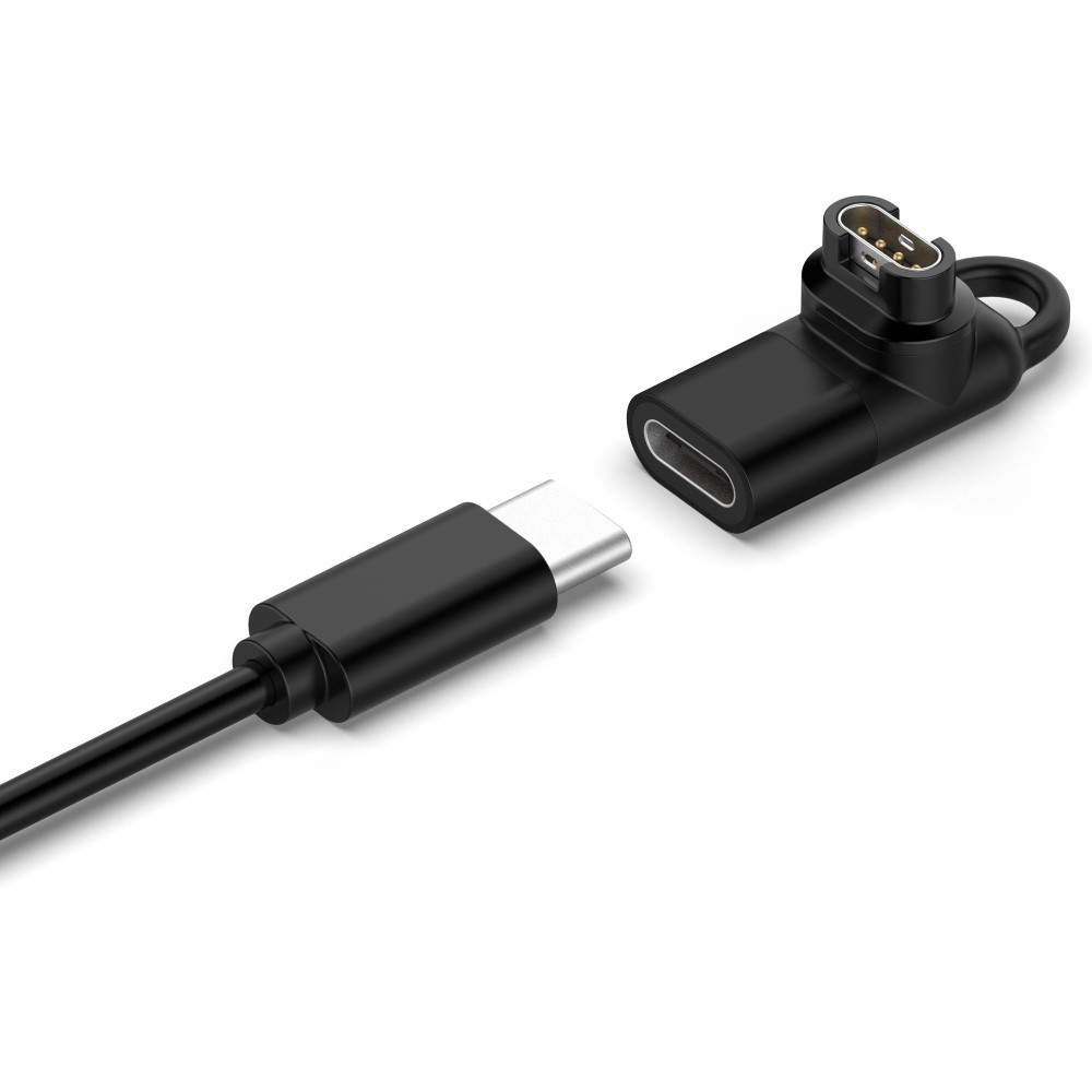  Garmin Laddningsadapter 90 Grader Elbow Svart